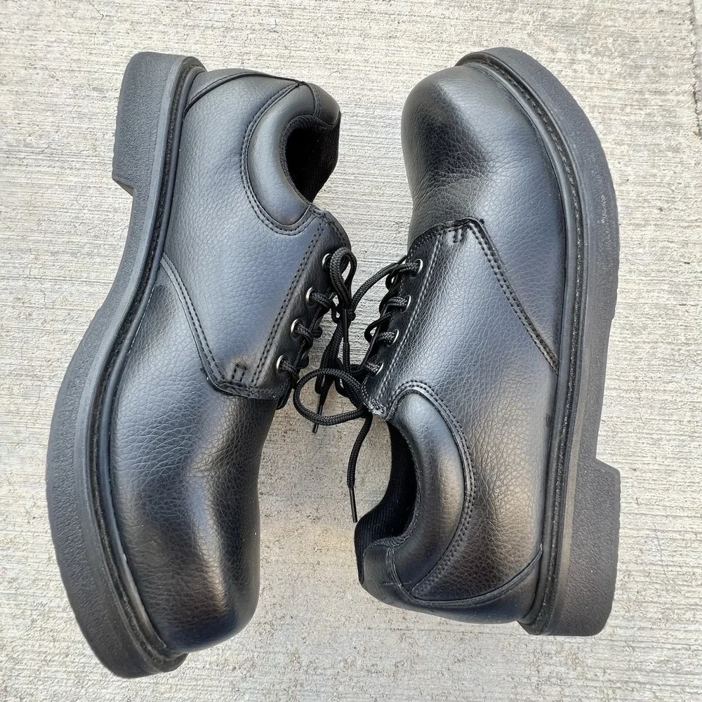 Dr. Scholl's Careers Men's 13 Wide Oil‎ Resistant Slip Resistant Leather Laced